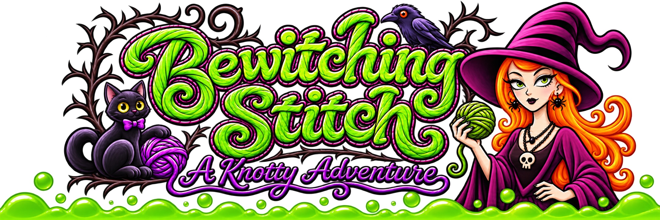 Bewitching Stitch_ Knotty Adventure with bubbles